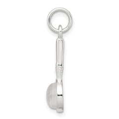 Sterling Silver Rhodium-plated Magnifying Glass Charm QC4786