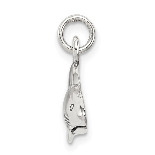 Sterling Silver Antique Shark Charm QC4869