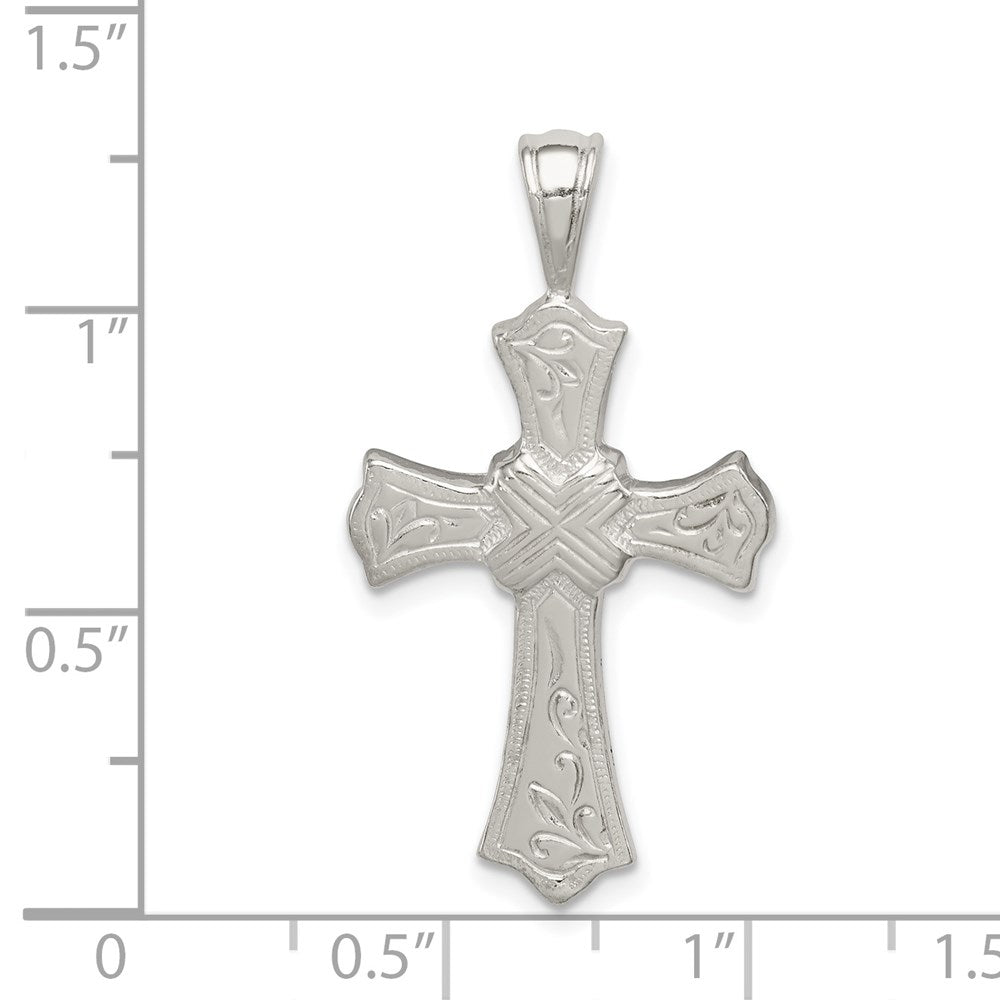 Sterling Silver Cross Pendant QC497