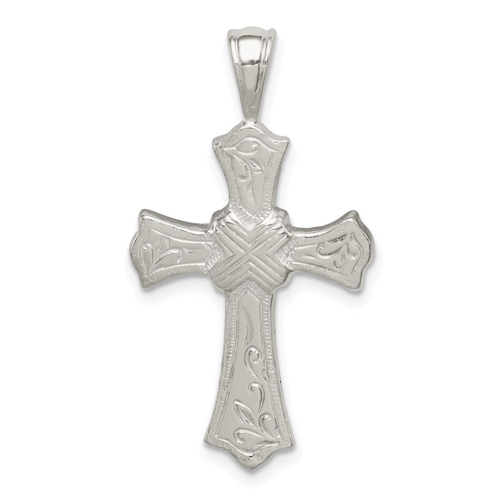 Sterling Silver Cross Pendant QC497