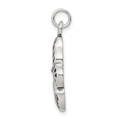 Sterling Silver Antique Butterfly Charm QC4997
