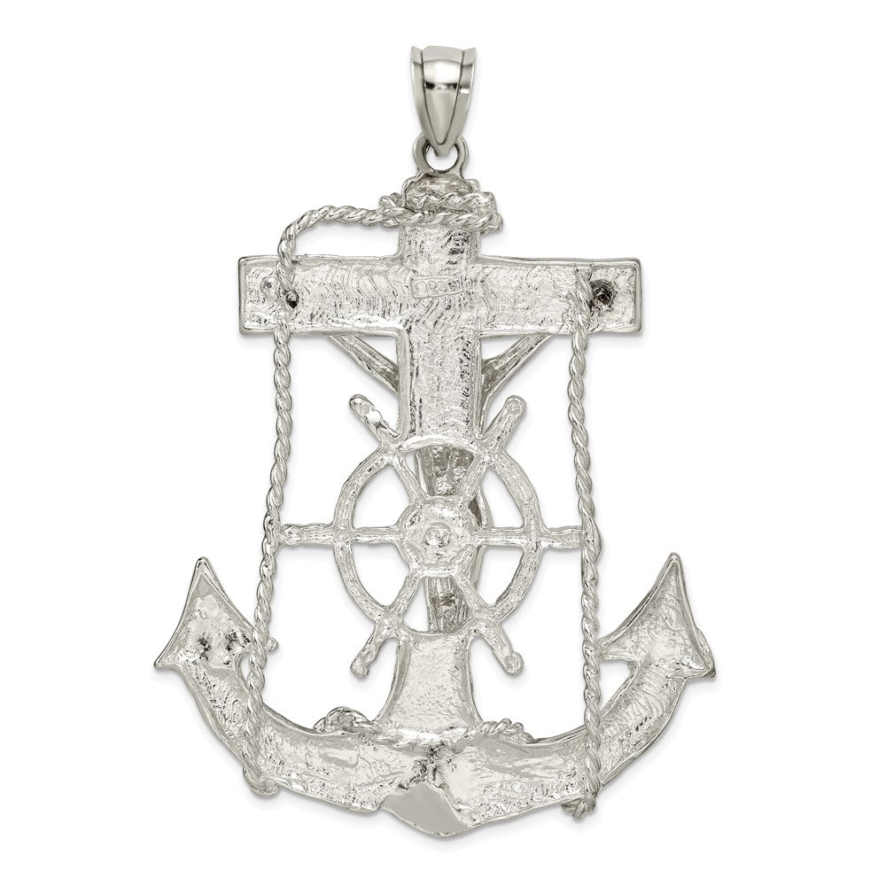 Sterling Silver Mariner Cross Pendant QC500