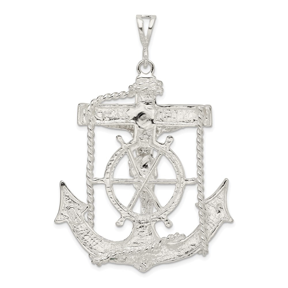 Sterling Silver Mariner Cross Pendant QC501
