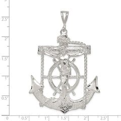 Sterling Silver Mariner Cross Pendant QC501