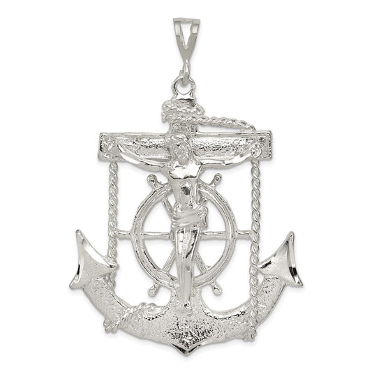 Sterling Silver Mariner Cross Pendant QC501