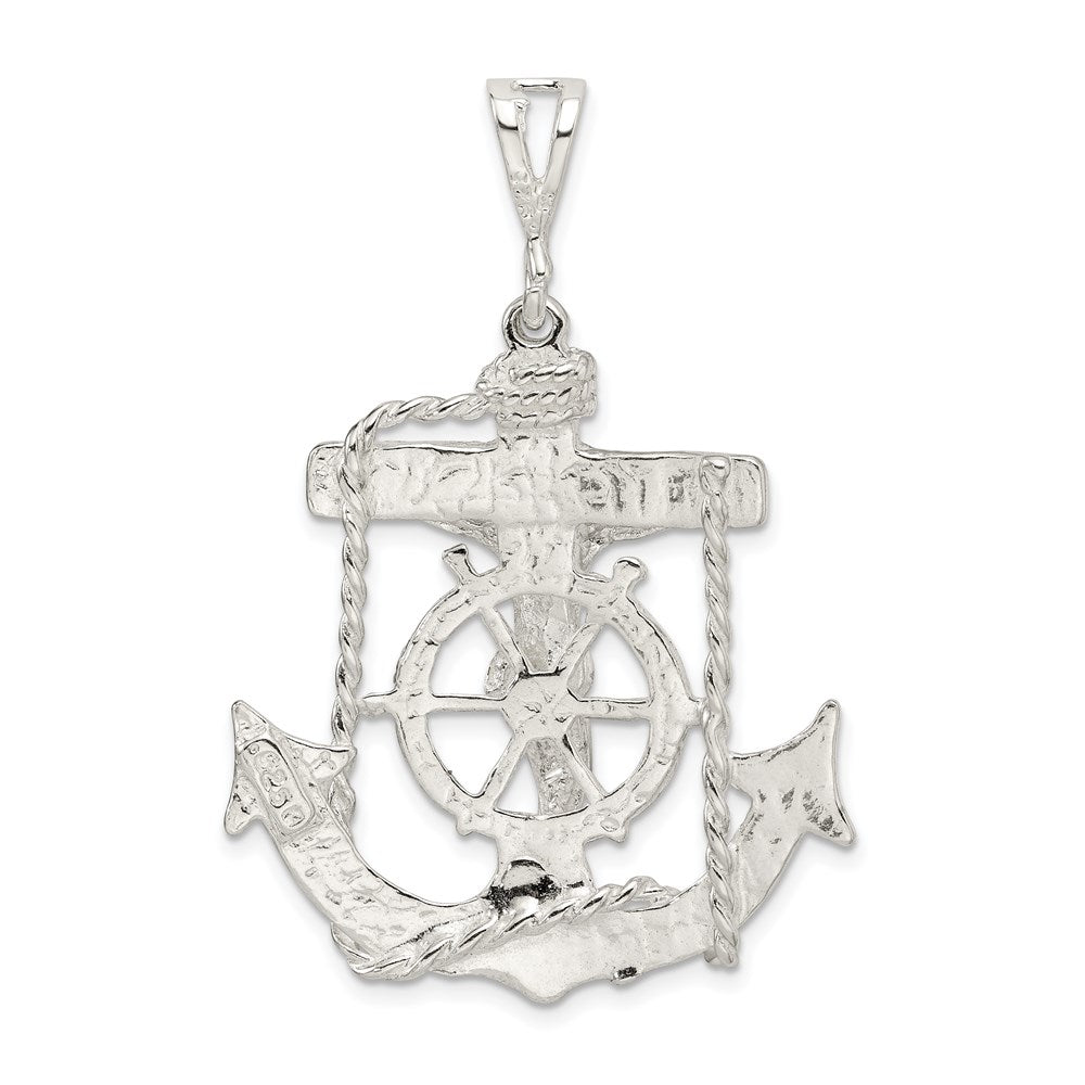 Sterling Silver Mariner Cross Pendant QC502