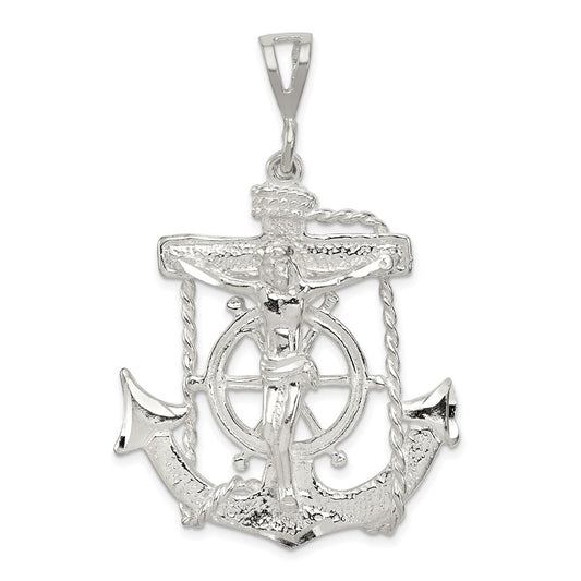 Sterling Silver Mariner Cross Pendant QC502