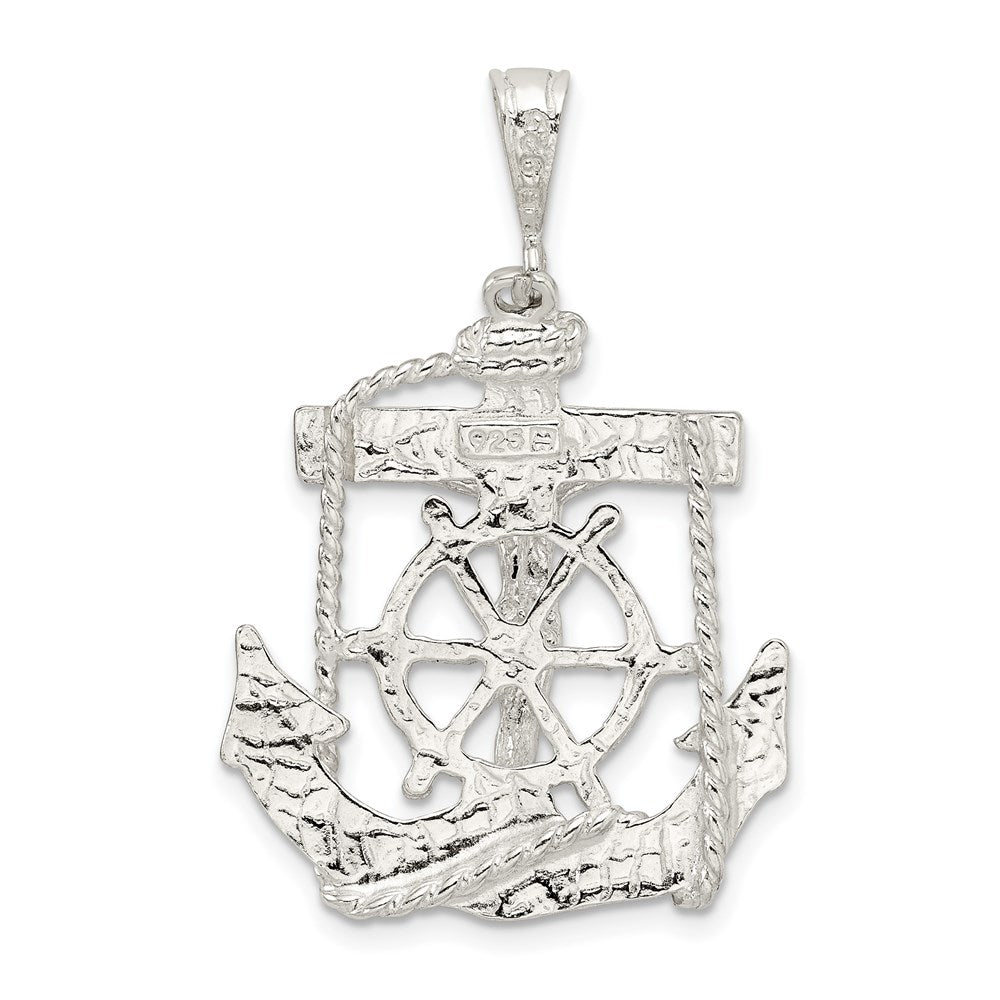 Sterling Silver Mariner Cross Pendant QC503