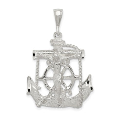 Sterling Silver Mariner Cross Pendant QC503