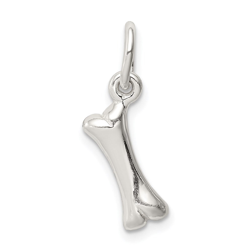 Sterling Silver Polished Bone Charm QC5073