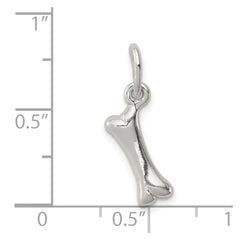 Sterling Silver Polished Bone Charm QC5073