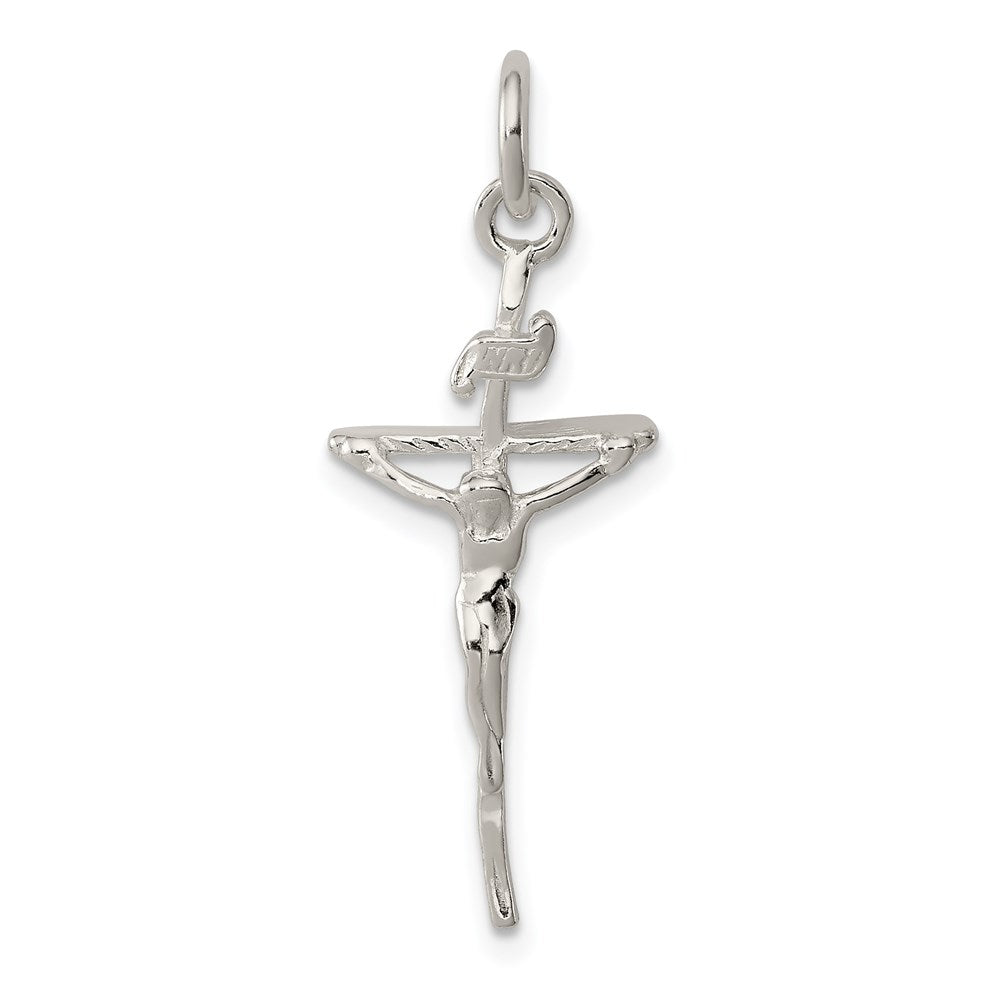 Sterling Silver INRI Crucifix Pendant QC508