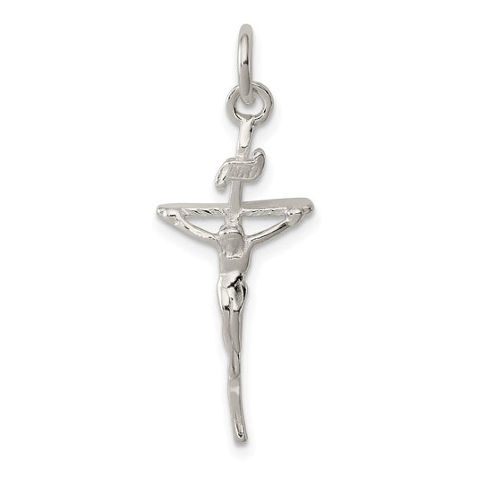 Sterling Silver INRI Crucifix Pendant QC508