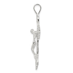 Sterling Silver Crucifix Pendant QC517