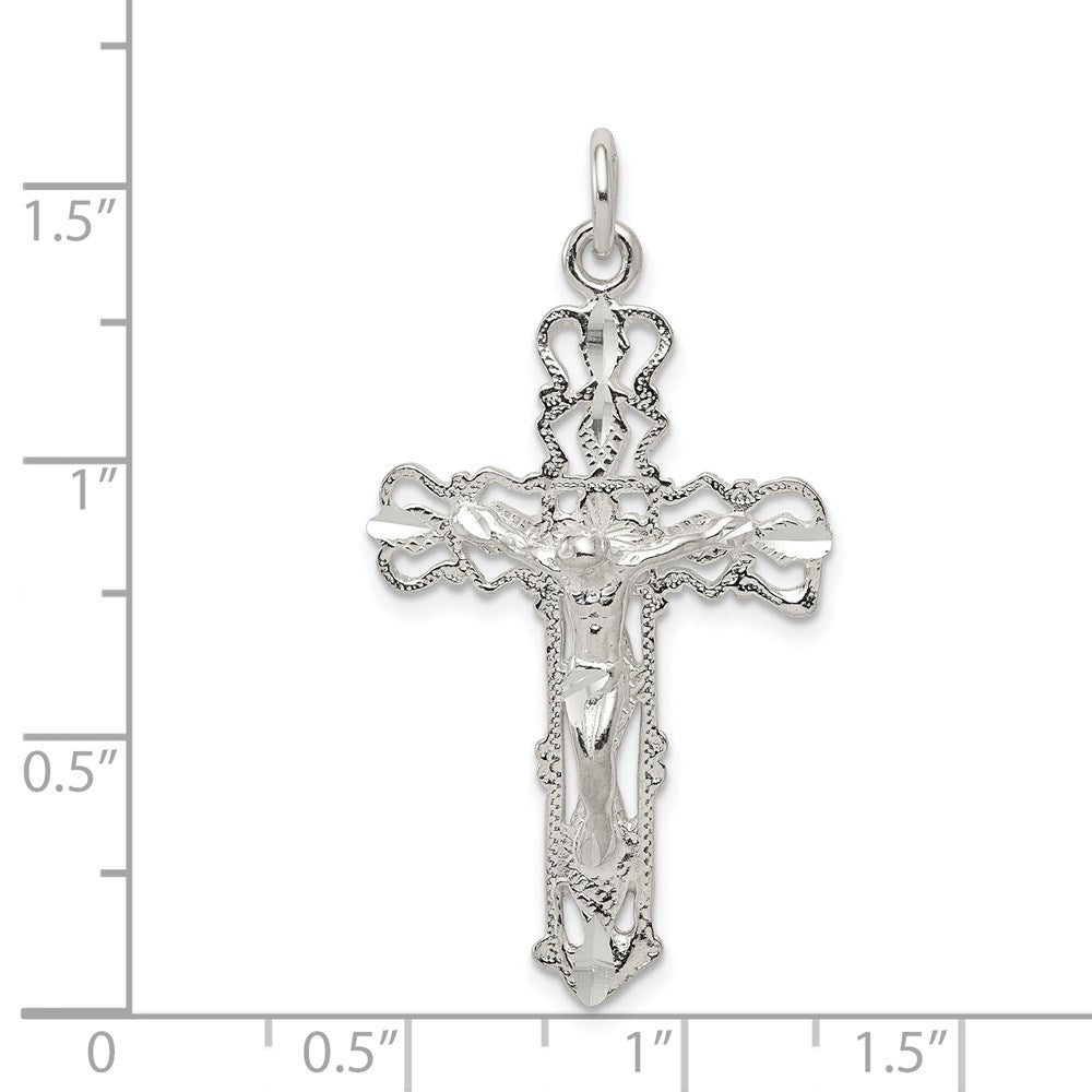Sterling Silver Crucifix Pendant QC518