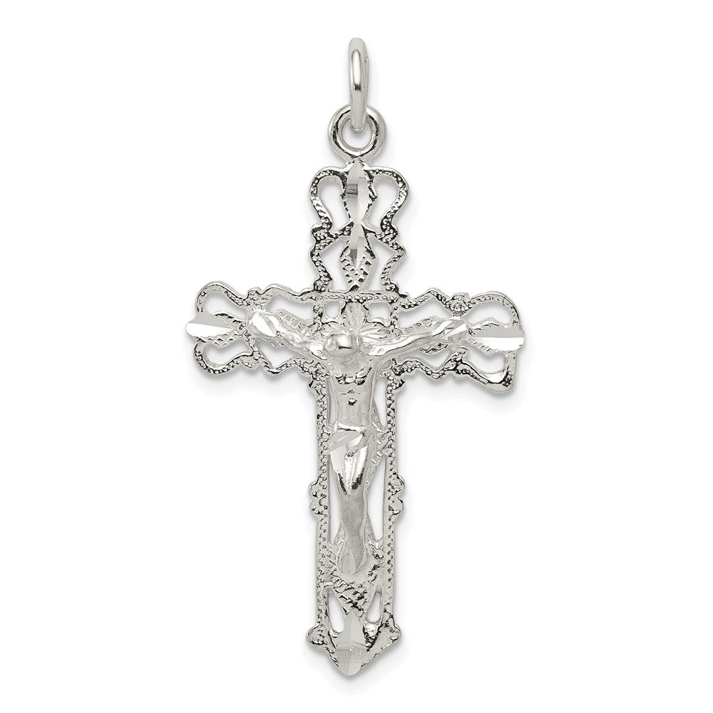 Sterling Silver Crucifix Pendant QC518