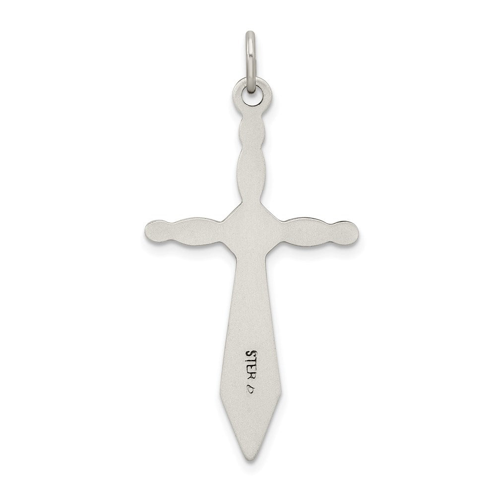 Sterling Silver Sword Cross Pendant QC5243