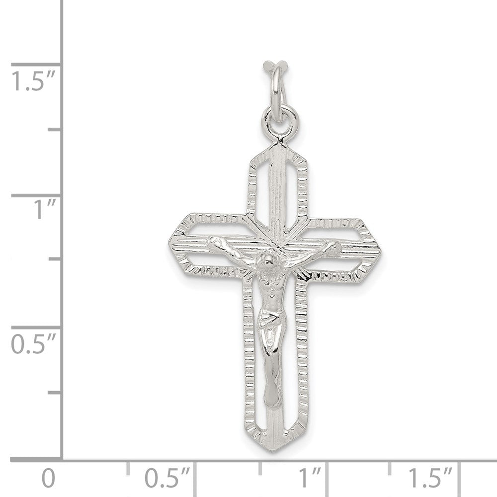 Sterling Silver Crucifix Pendant QC525