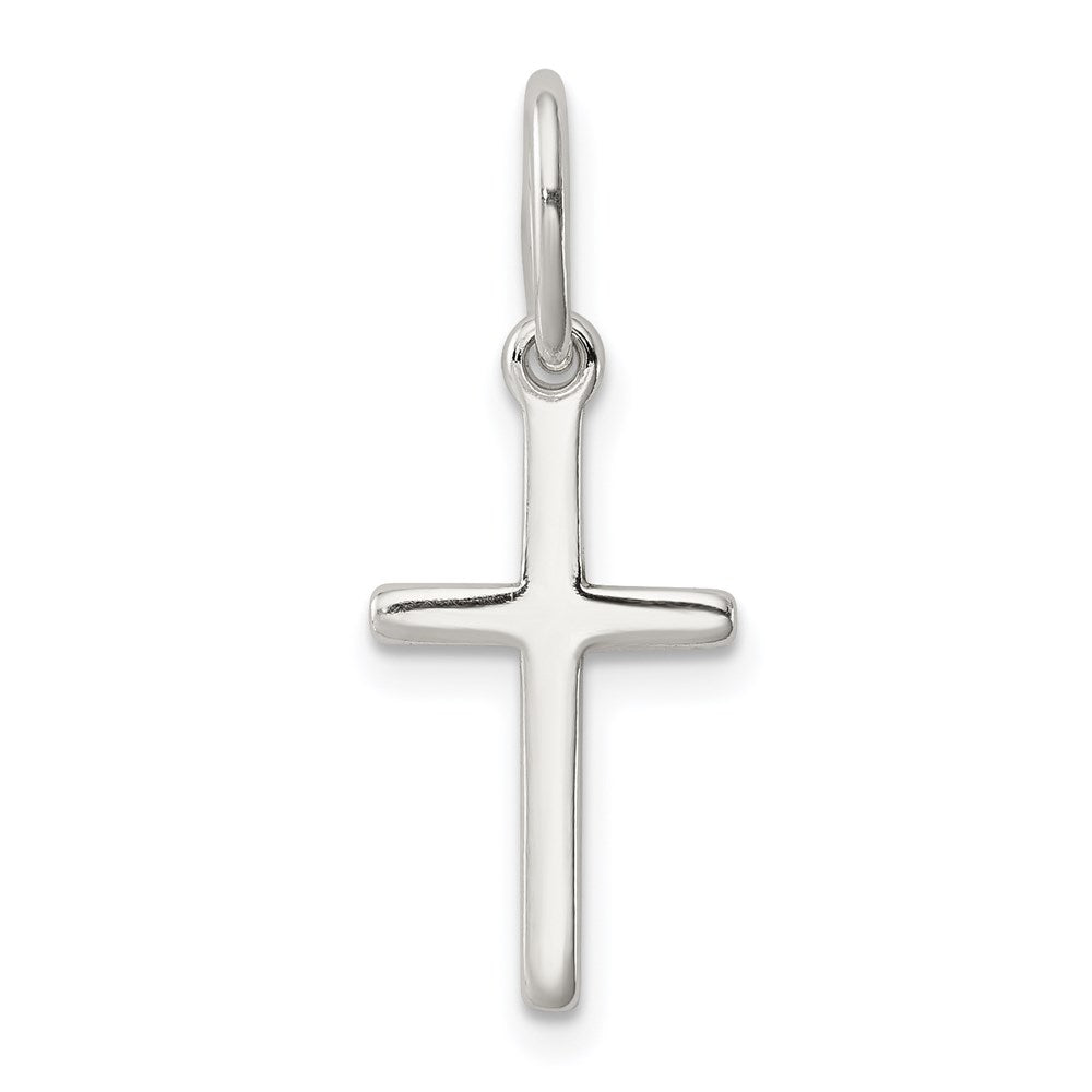 Sterling Silver Polished Latin Cross Charm QC5381