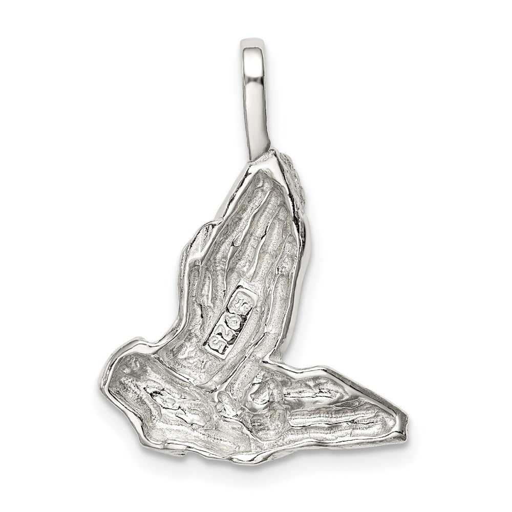 Sterling Silver Praying Hands Charm QC539