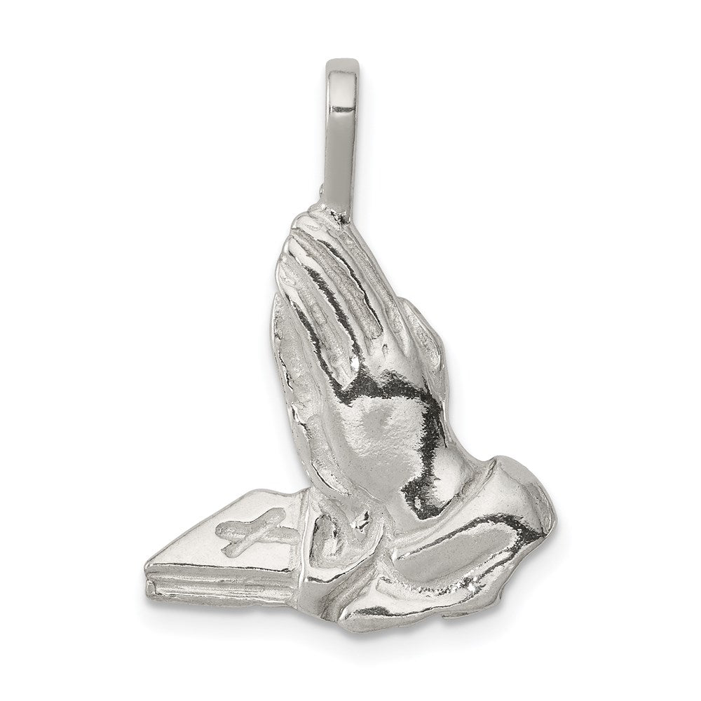 Sterling Silver Praying Hands Charm QC539