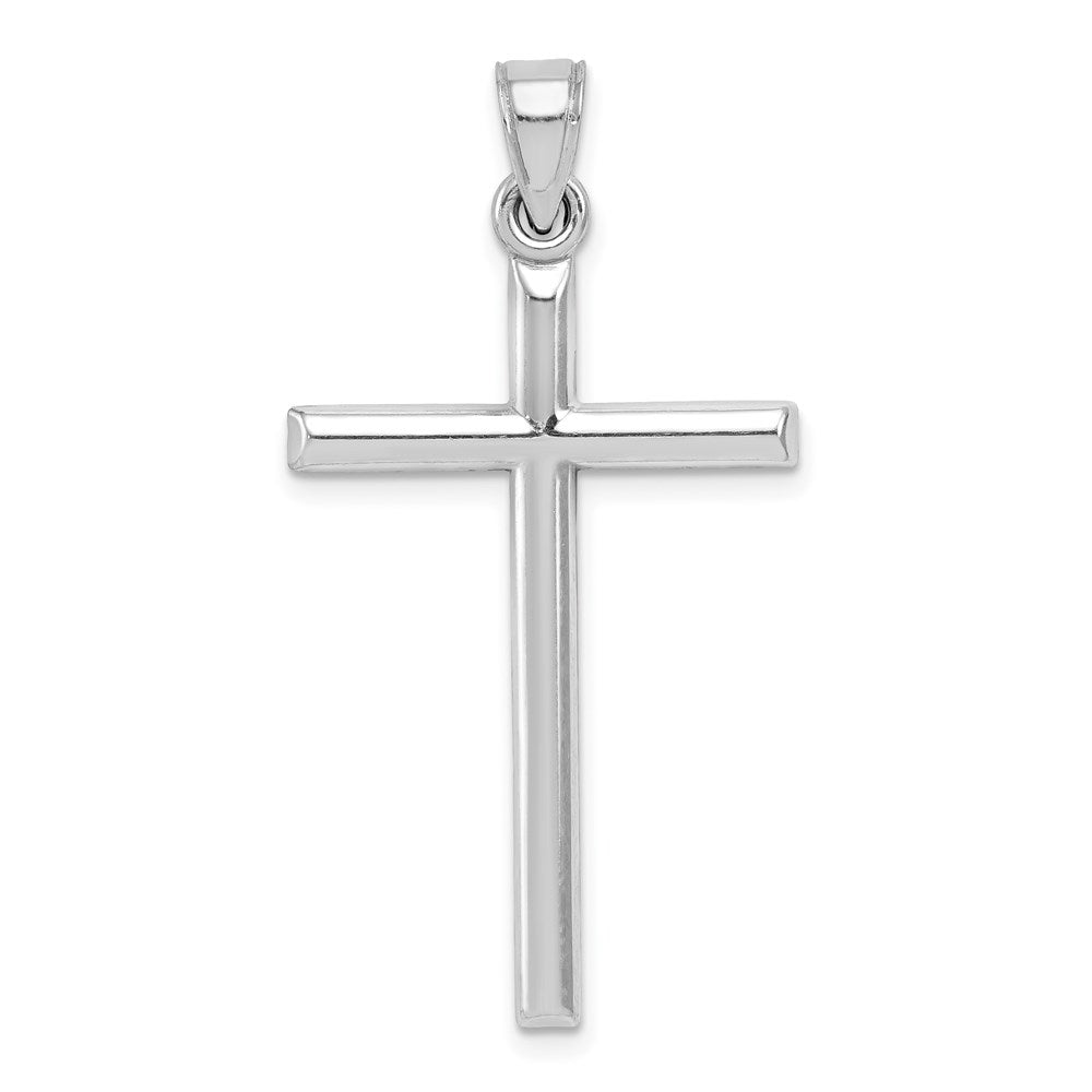 Sterling Silver Rhodium-plated Latin Cross Pendant QC5392