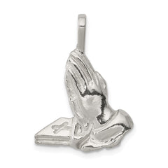 Sterling Silver Praying Hands Charm QC539