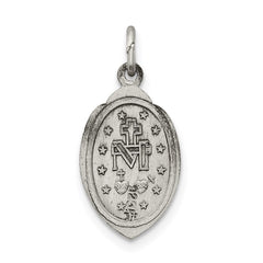 Sterling Silver Antiqued Miraculous Medal QC5503