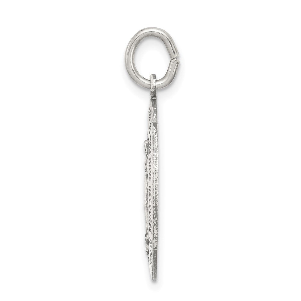 Sterling Silver Antiqued Miraculous Medal QC5505