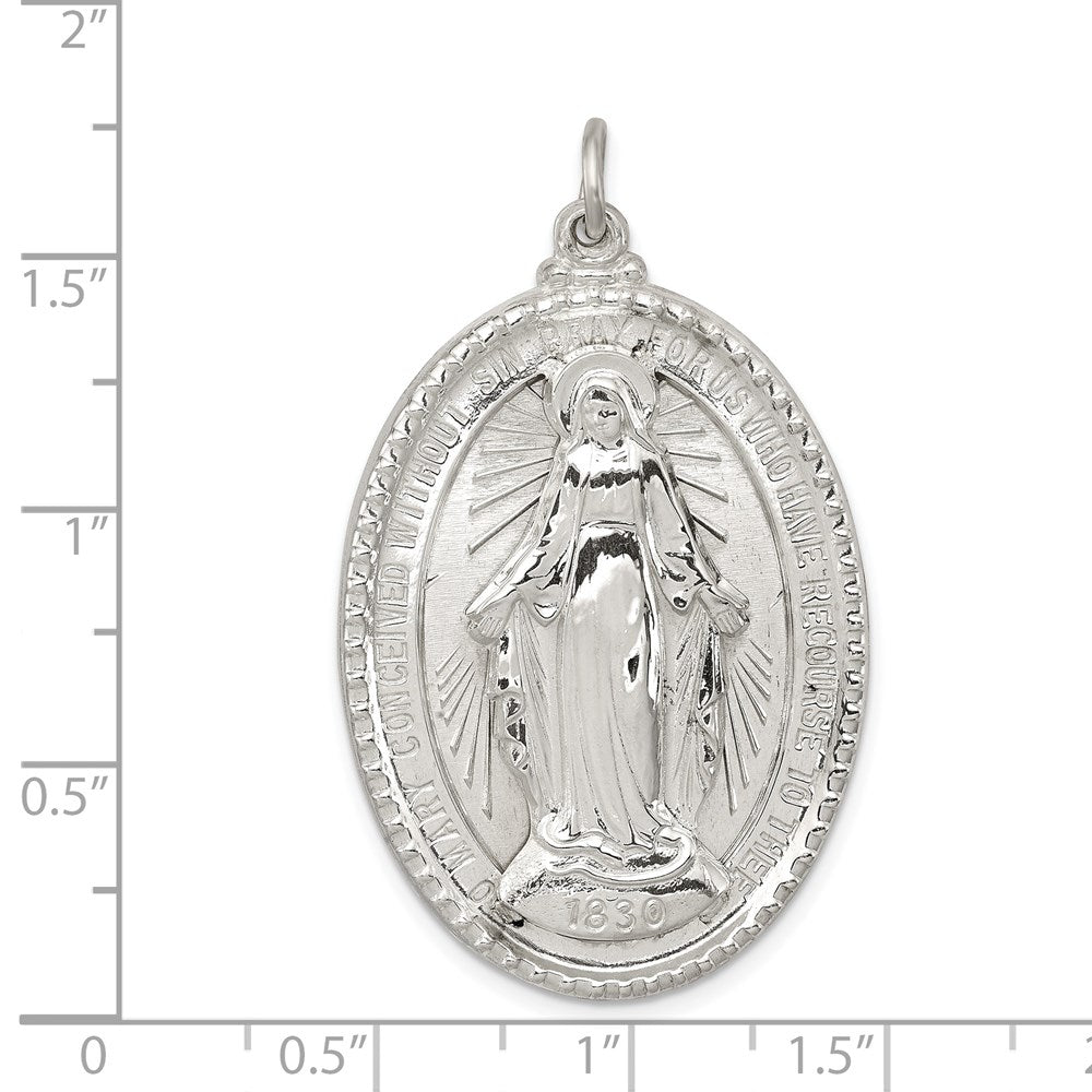 Sterling Silver Miraculous Medal QC5525