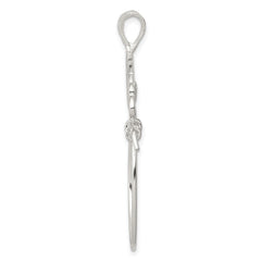 Sterling Silver Memories Charm Holder QC554