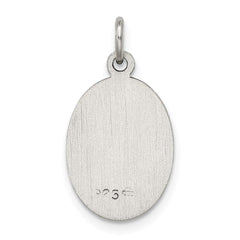 Sterling Silver Antiqued Our Lady of Guadalupe Medal QC5568