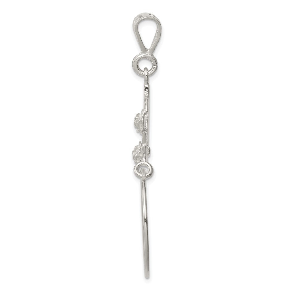 Sterling Silver #1 Mom Charm Holder QC558