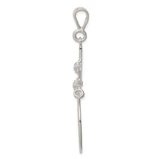 Sterling Silver #1 Mom Charm Holder QC558
