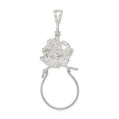 Sterling Silver #1 Mom Charm Holder QC558