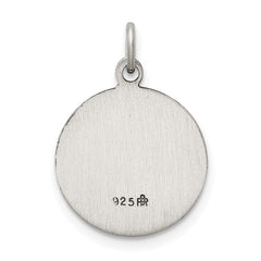 Sterling Silver Antiqued Our Lady of Fatima Medal QC5580