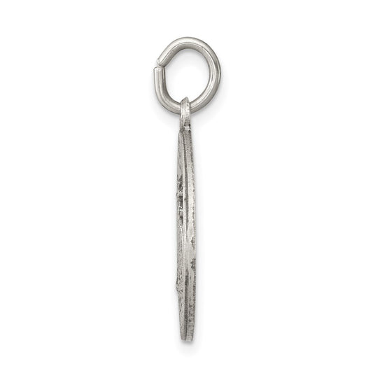 Sterling Silver Antiqued Our Lady of Loreto Medal QC5583