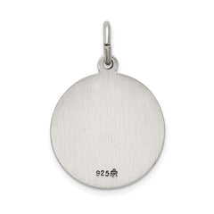 Sterling Silver Antiqued Caridad del Cobre Medal QC5593