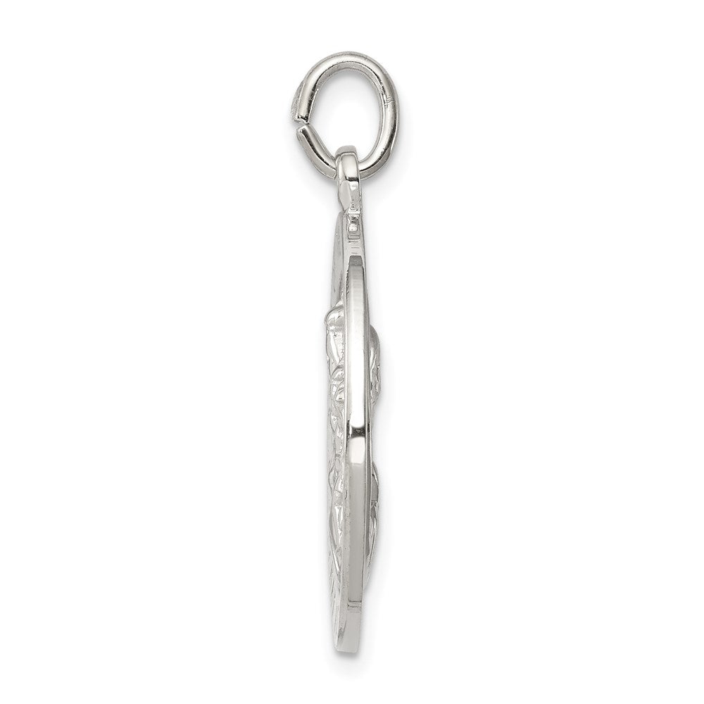 Sterling Silver Queen of the Holy Scapular Medal QC5597