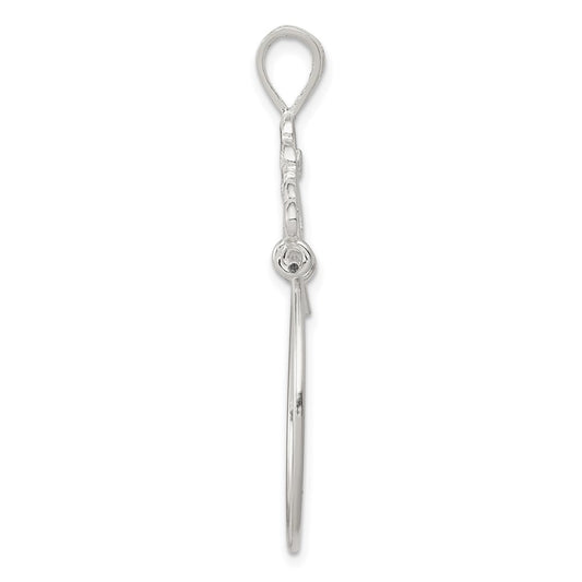 Sterling Silver Heart Charm Holder QC567