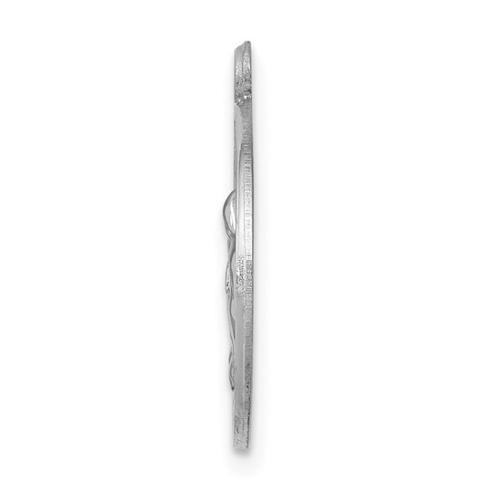 Sterling Silver Rhodium-plated Saint Joseph Medal QC5681