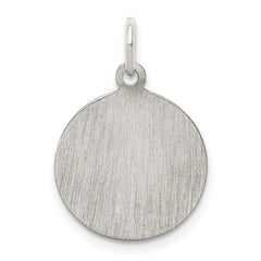 Sterling Silver Rhodium-plated Saint Joseph Medal QC5681