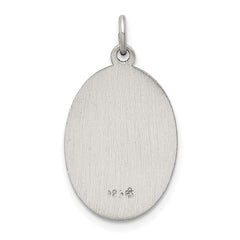 Sterling Silver Antiqued Saint Jude Thaddeus Medal QC5692