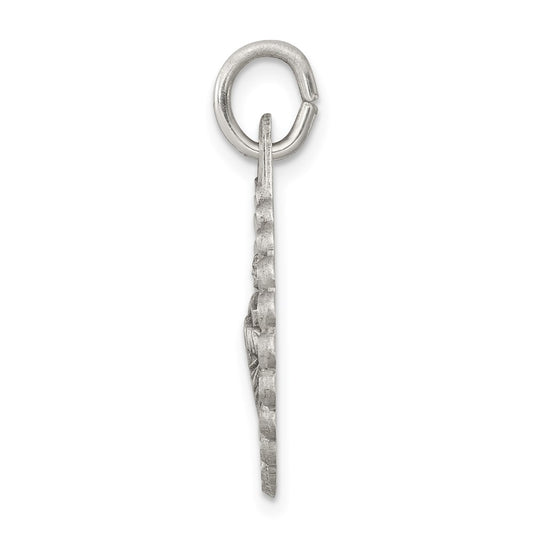 Sterling Silver Antiqued Saint Jude Thaddeus Medal QC5693