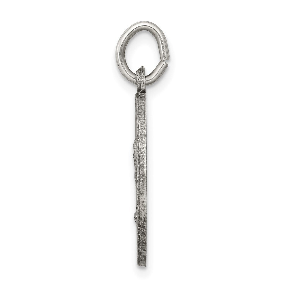 Sterling Silver Antiqued Saint Andrew Medal QC5712