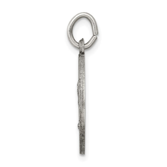 Sterling Silver Antiqued Saint Andrew Medal QC5712