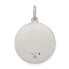 Sterling Silver Antiqued Saint Elizabeth Seton Medal QC5716