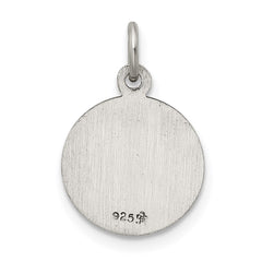 Sterling Silver Antiqued Saint Florian Medal QC5720