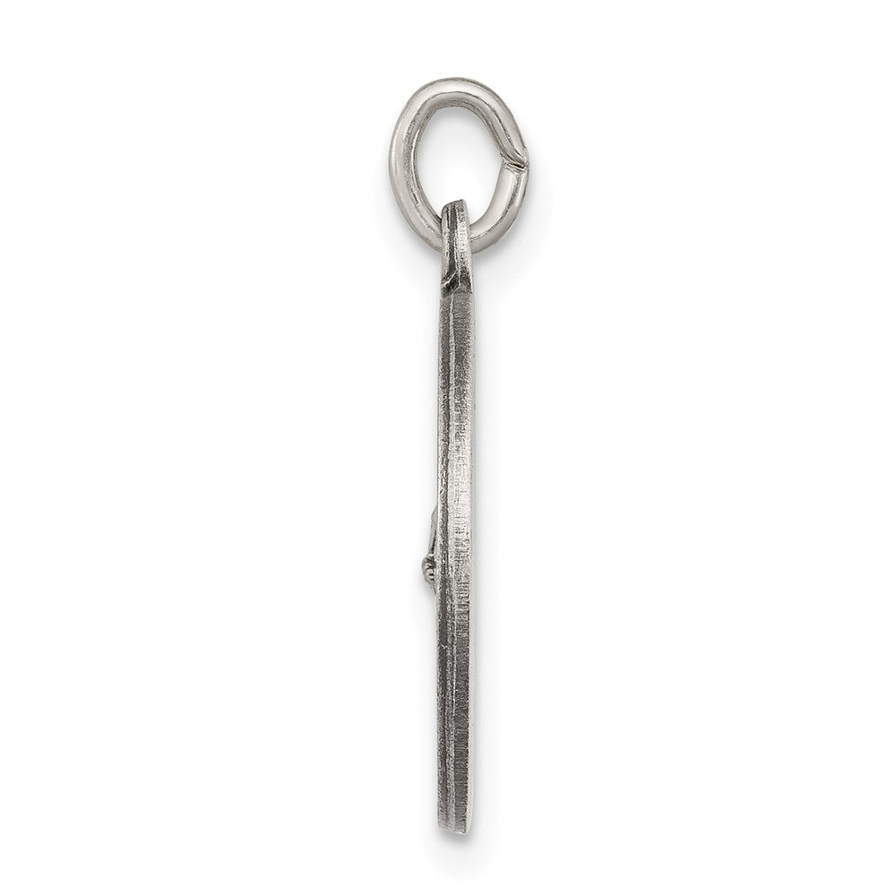 Sterling Silver Antiqued Saint Gerard Medal QC5728