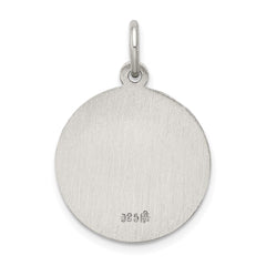 Sterling Silver Antiqued Saint Gerard Medal QC5730